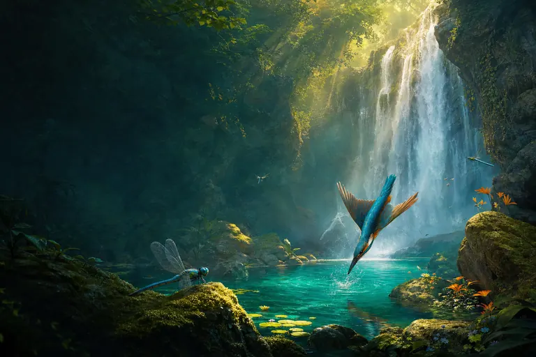 Kingfisher Falls cover art